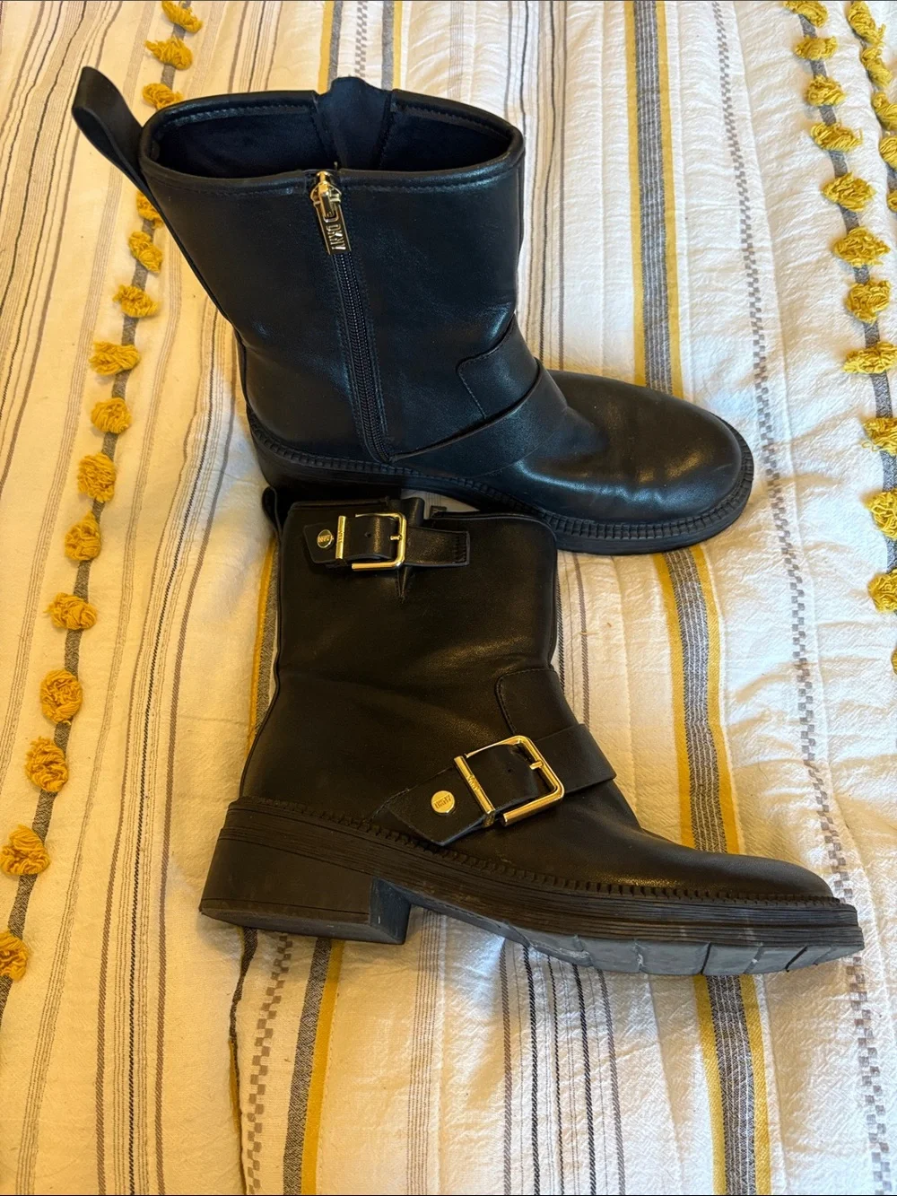 DKNY black ankle boot